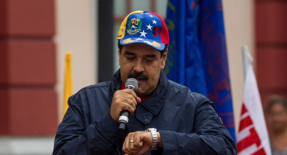 Nicolás Maduro adelantó 30 minutos el horario de Venezuela para ahorrar energía (EFE)
