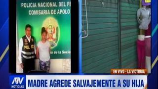 La Victoria: autoridades detienen a mujer acusada de propinar golpiza a su hija de 4 años 