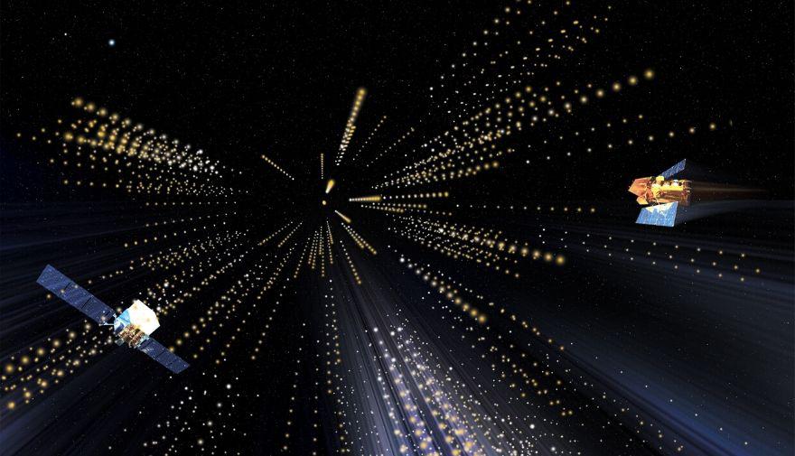El 14 de enero de 2019, el observatorio Cherenkov de Imágenes Gamma Atmosféricas Principales (MAGIC) en las Islas Canarias capturó la luz de mayor energía registrada en un estallido de rayos gamma. (Imagen: NASA / Fermi y Aurore Simonnet, Sonoma State University)