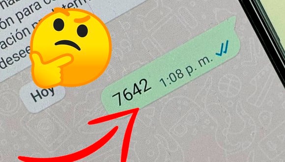 WHATSAPP | Si tus amigos o hermanos menores están mandando el número "7642" en el chat, aquí te explicamos qué significa. (Foto: MAG - Rommel Yupanqui)