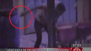 Delincuentes apuñalan a joven que se resistió a robo [VIDEO]