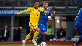 Bélgica goleó 3-0 a Islandia por la UEFA Nations League