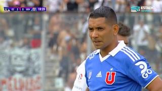 Colo Colo vs. U de Chile: Cristian ‘Chorri’ Palacios falló penal, se repitió y volvió a errarlo | VIDEO 