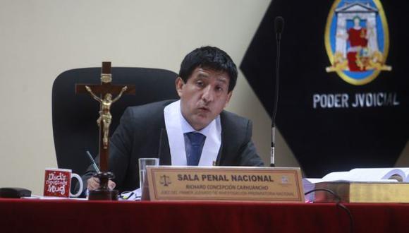 El juez Concepción Carhuancho había escuchado el pasado 19 de febrero los argumentos de las partes. (Foto: El Comercio)