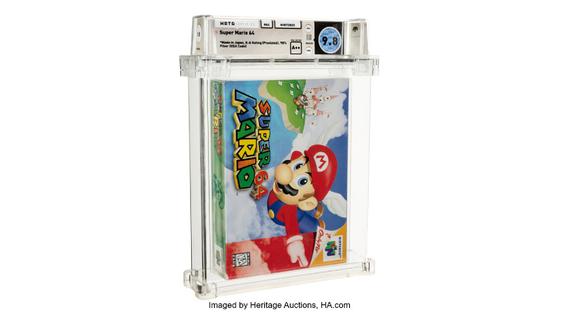 Copia sellada de Super Mario 64. (Foto: HERITAGE AUCTIONS - Archivo)