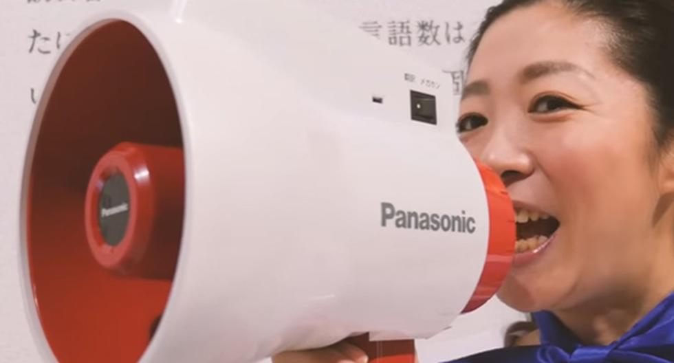 FANTÁSTICO. Panasonic acaba de presentar un megáfono traductor que promete acabar con las barreras del idioma y conectar al mundo. (Foto: Captura)