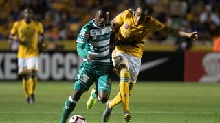 Tigres goleó 3-0 a Santos por la semifinal de ida de la Concachampions 2019