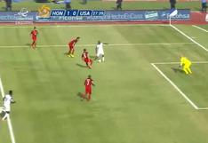 Romell Quioto abrió el marcador en el partido Honduras vs Estados Unidos