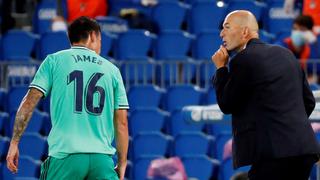 James Rodríguez pidió quedar fuera del partido de Real Madrid, aseguró Zidane
