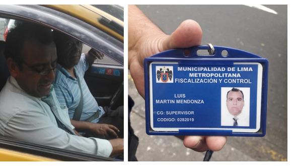 Gino Julio Perales Peláez fue intervenido en la intersección de la avenida Nicolás de Piérola y el jirón Camaná, en el Cercado de Lima. (Fotos: Difusión)