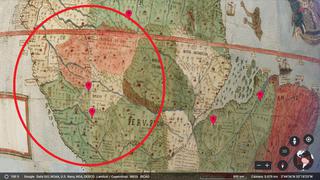 Google Earth: así era el Perú en 1587, hace más de cuatro siglos | MAPA
