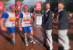 Bate un récord Guinness al correr los 42 km del Maratón de Londres con botas de esquí