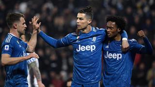 Juventus se aferra a la punta del torneo italiano tras vencer por 2-1 a SPAL con goles de Ronaldo y Ramsey