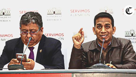 Jorge Flores y Elvis Vergara, de la bancada de Acción Popular, están entre los congresista son sanciones de Ética pendientes en el pleno.
