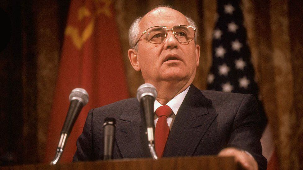 Mikhail Gorbachev.  (GETTY IMAGES)