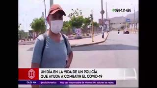 Coronavirus en Perú: un día en la vida de un policía que combate el Covid-19