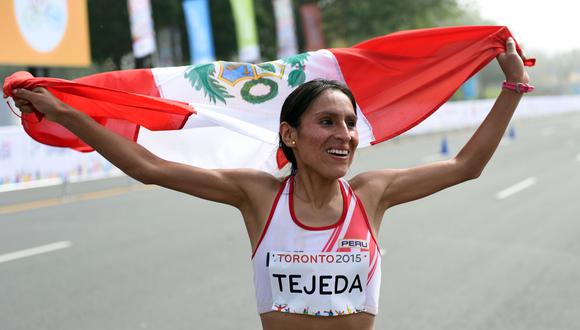 Gladys Tejeda buscará clasificarse a los Juegos Olímpicos Tokio 2020 al competir en la Maratón de Sevilla. AFP PHOTO/HECTOR RETAMAL