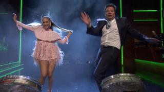 Jennifer López y Jimmy Fallon comparten divertida rutina de baile | VIDEO