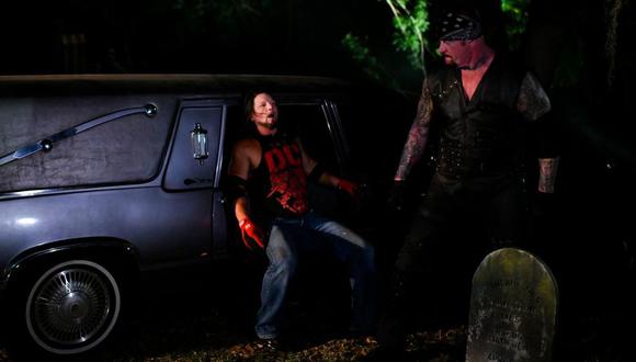 La sugerencia de Kurt Angle a The Undertaker para enfrentar a AJ Styles. (Foto: WWE)