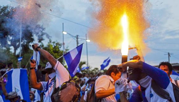 OEA investigará las violentas manifestaciones en Nicaragua. (Foto: AFP)