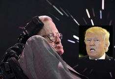Stephen Hawking criticó a Donald Trump: "es un demagogo"