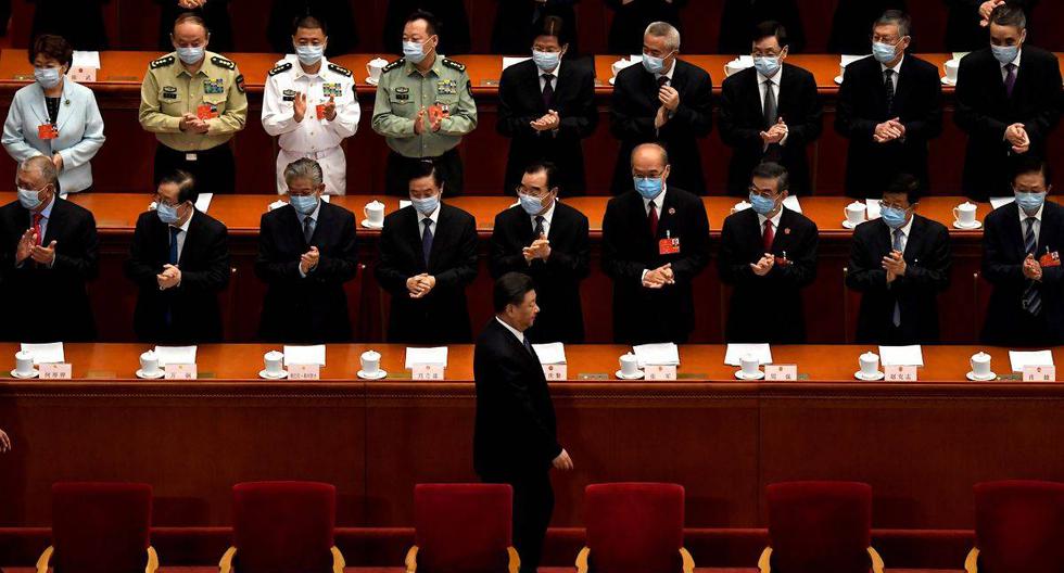 Xi Jinping en la Asamblea Popular Nacional de China. (Foto: Noel Celis / AFP)