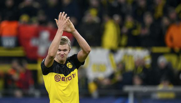 Con solo 19 años, Erling Haaland se ha convertido en la estrella del Borussia Dortmund. (Foto: AFP)