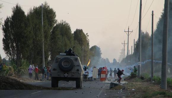 Tía María: enfrentamiento en Pampa Blanca duró más de dos horas