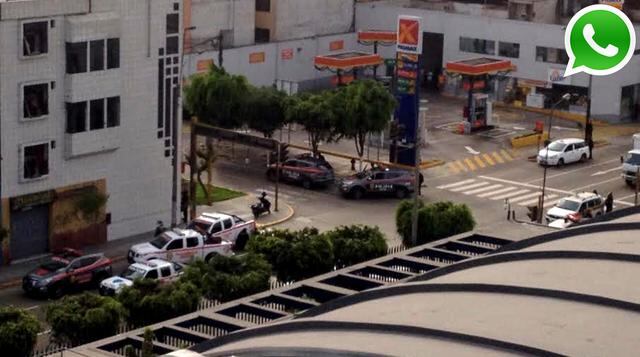 Vía WhatsApp: la balacera en Santa Beatriz narrada en fotos - 1