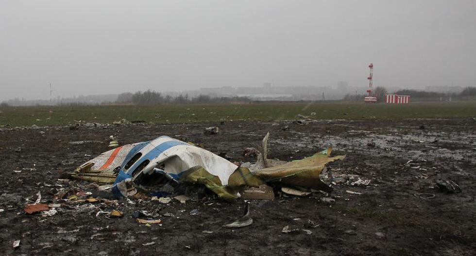 Accidente aéreo en Rusia. (Foto: EFE)