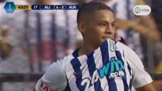 Alianza Lima: así fue el póker de Kevin Quevedo ante Aurich