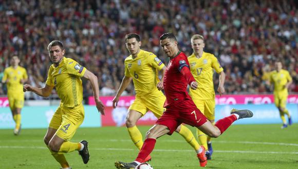 Portugal vs. Ucrania EN VIVO EN DIRECTO: con Cristiano Ronaldo, juegan por las eliminatorias para la Eurocopa 2020. (Foto: EFE)