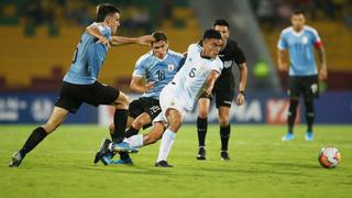 Argentina ganó 3-2 a Uruguay en el primer partido del cuadrangular final del Preolímpico Sub 23 | FOTOS Y VIDEO