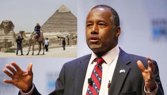 Ben Carson dice que las Pirámides de Egipto eran graneros