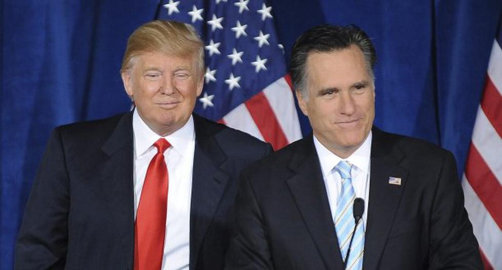 Donald Trump contestó a las duras críticas de Mitt Romney. (Foto: EFE)