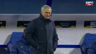 El rostro del fracaso: así reaccionó José Mourinho tras la eliminación del Tottenham de la Europa League | VIDEO