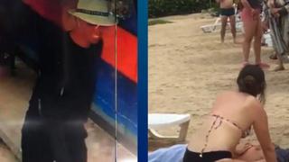 Asesinato de Marcelo Pecci: el video de cómo reaccionaron en la playa a minutos del crimen y el gesto de su esposa