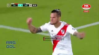 River Plate vs. Godoy Cruz: El gol de Zuculini para el 1-0 de los ‘Millonarios’ | VIDEO