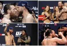 Conor McGregor vs. Donald Cerrone: recordamos su último careo y pesaje final previo al duelo de la UFC 