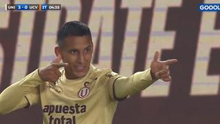 Hat-trick de Valera: el goleador ‘crema’ anota el 4-0 de la ‘U’ sobre César Vallejo VIDEO