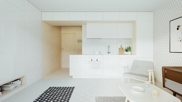 Departamento de 20m2 muestra la belleza de un espacio pequeño - 3