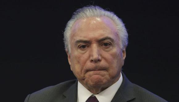 El presidente de Brasil, Michel Temer
