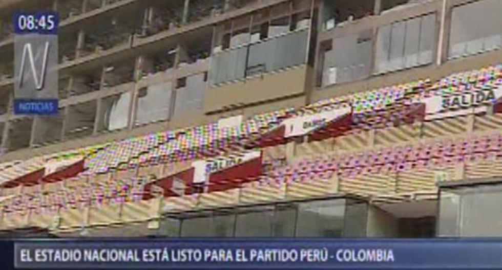 Perú vs Colombia jugarán este 10 de octubre en el Estadio Nacional | Foto: Captura