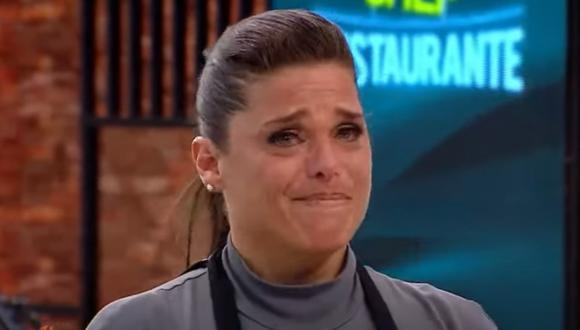 "El gran chef famosos": Giovanna Valcárcel es la cuarta eliminada y despide entre lágrimas | Foto: Latina TV - Captura de pantalla