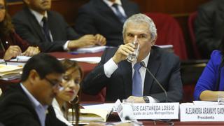 Comisión Lava Jato citará a Luis Castañeda Lossio para fines de octubre
