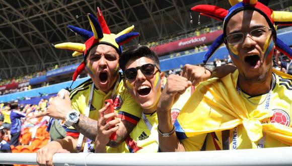 Hinchas de la selección colombiana. (Foto: El Tiempo)