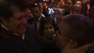 El afectivo saludo entre Alan García y el presidente electo de Colombia Iván Duque