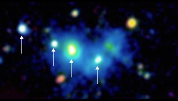 Captan por primera vez cuatro agujeros negros "superbrillantes"