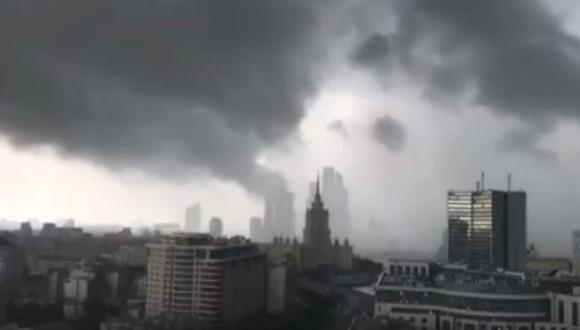 Moscú afronta la peor tormenta en medio siglo. (Foto: Captura de video de YouTube)