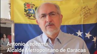 Este fue el último mensaje del alcalde de Caracas antes de volver a prisión[VIDEO]